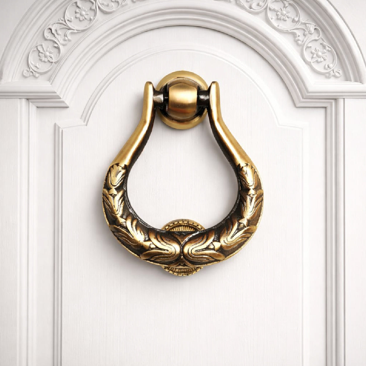 Classic Handcrafted Timeless Elegance Brass Door Knocker | The Indian Aura