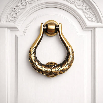 Classic Handcrafted Timeless Elegance Brass Door Knocker | The Indian Aura