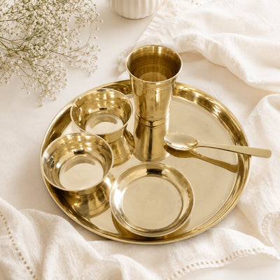 100% Pure Kansa Thali set