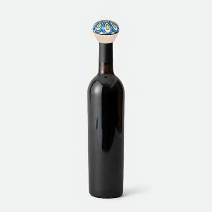 Shining Flower Design Wine Bottle Stopper | The Indian Aura
