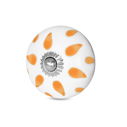Handcrafted Camel Dot Ceramic Drawer Knob | The Indian Aura