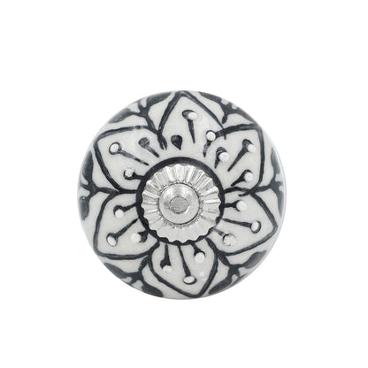 Luxurious Blossoming Elegance Crystal Flower Drawer Knob | The Indian Aura